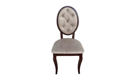 Стул "Альбіна" из массива дерева 450x450x963 ткань бежевая