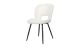 Стілець Доріс металевий, сидіння тканина 490x450x850 білий букле