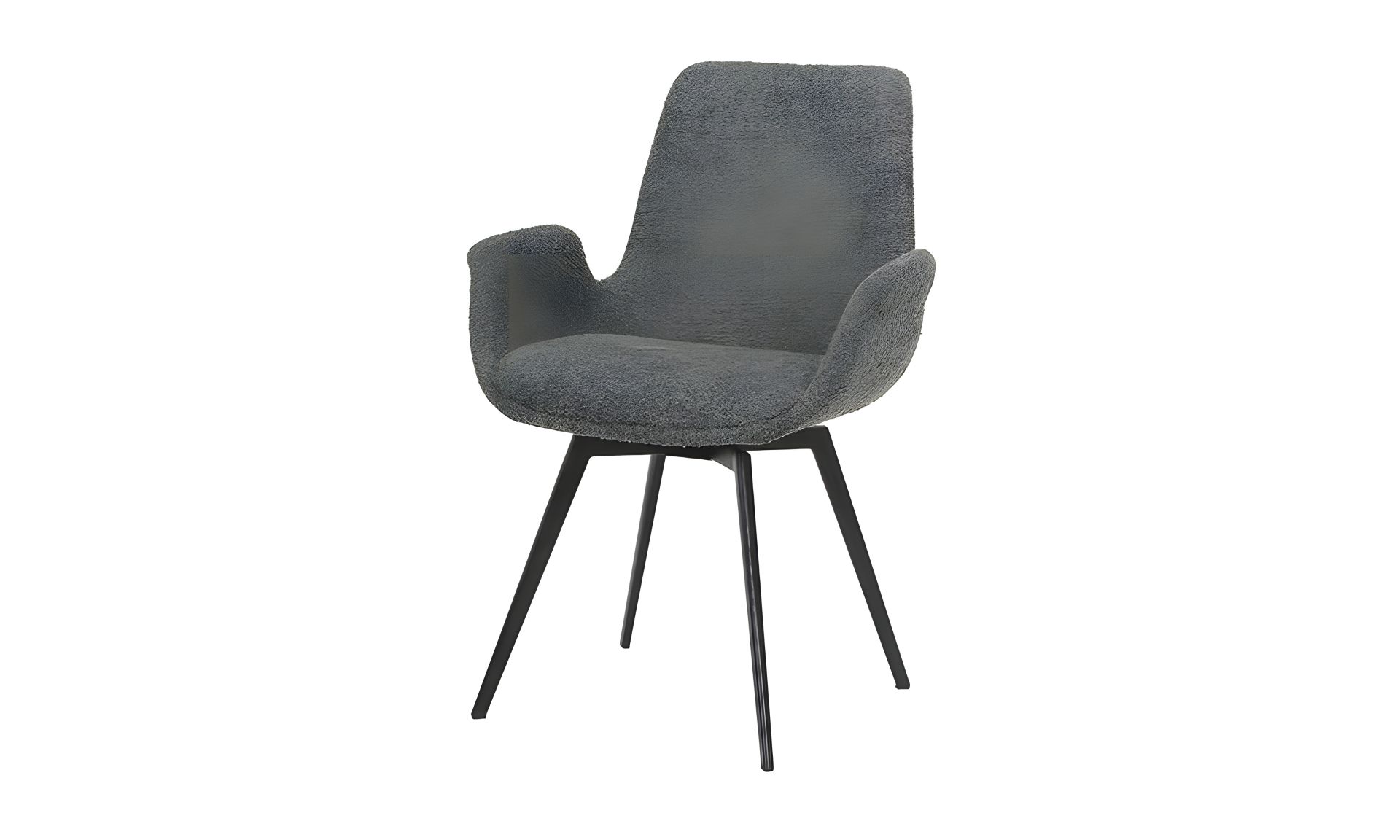 Стілець метал Дюк, сидіння тканина 600x590x860 сірий букле Стілець метал Дюк, сидіння тканина 600x590x860 сірий букле