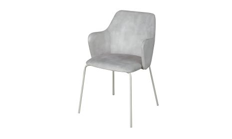 Белла стілець метал сидіння тканина 580x530x850