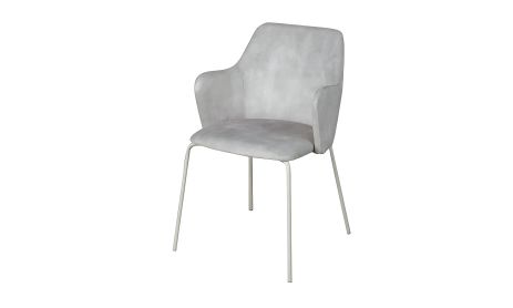 Белла стілець метал сидіння тканина 580x530x850