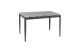 Обідній розкладний стіл Хіт 1200/1800х800х750 сірий мат з графітовими ногами