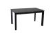 Обідній стіл Ларс розкладний 1200/1700x800x750 мат чорний, чорні ноги