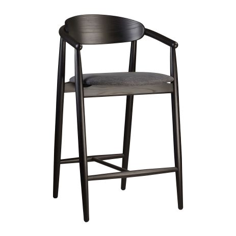 Напівбарний стілець Mamont semi-soft чорний / Superior 19 Напівбарний стілець Mamont semi-soft чорний / Superior 19