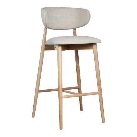 Стілець барний Panda New натуральний ясен / Superior 02