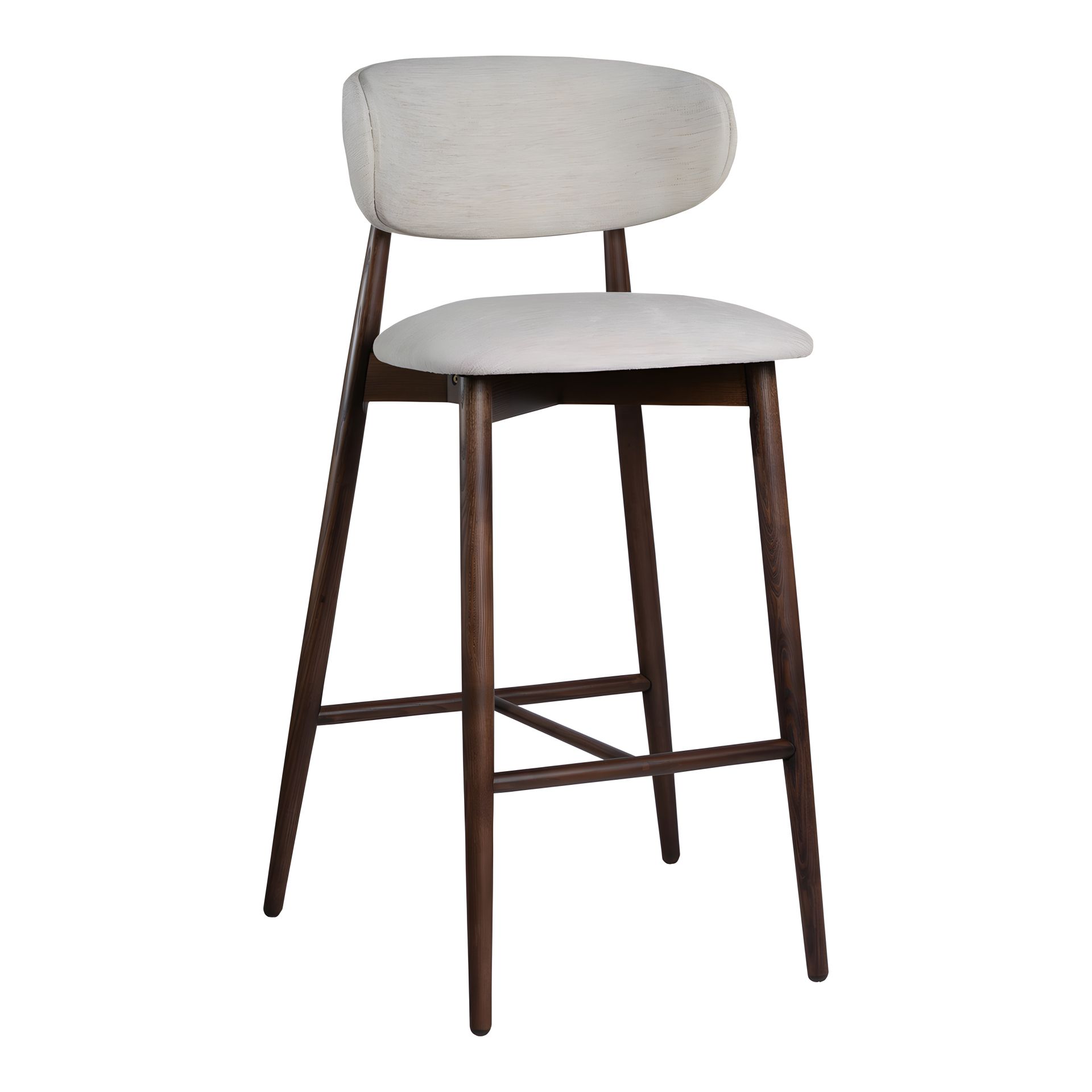 Барный стул Panda New, тёмный орех / Superior 02 Барный стул Panda New, тёмный орех / Superior 02