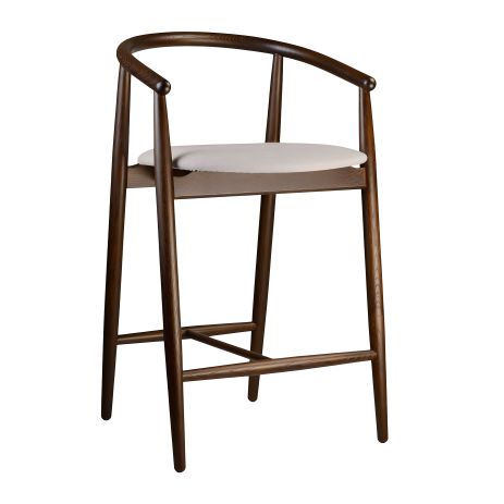 Напівбарний стілець темний горіх Mamont / Superior 02 Напівбарний стілець темний горіх Mamont / Superior 02