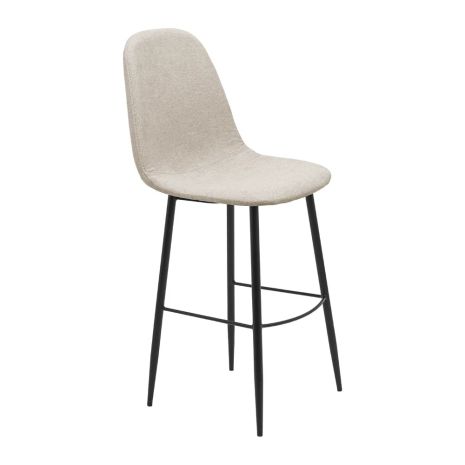 Барний cтілець Richman Макао Ю Хокер Ніжки чорні Меджик Беж