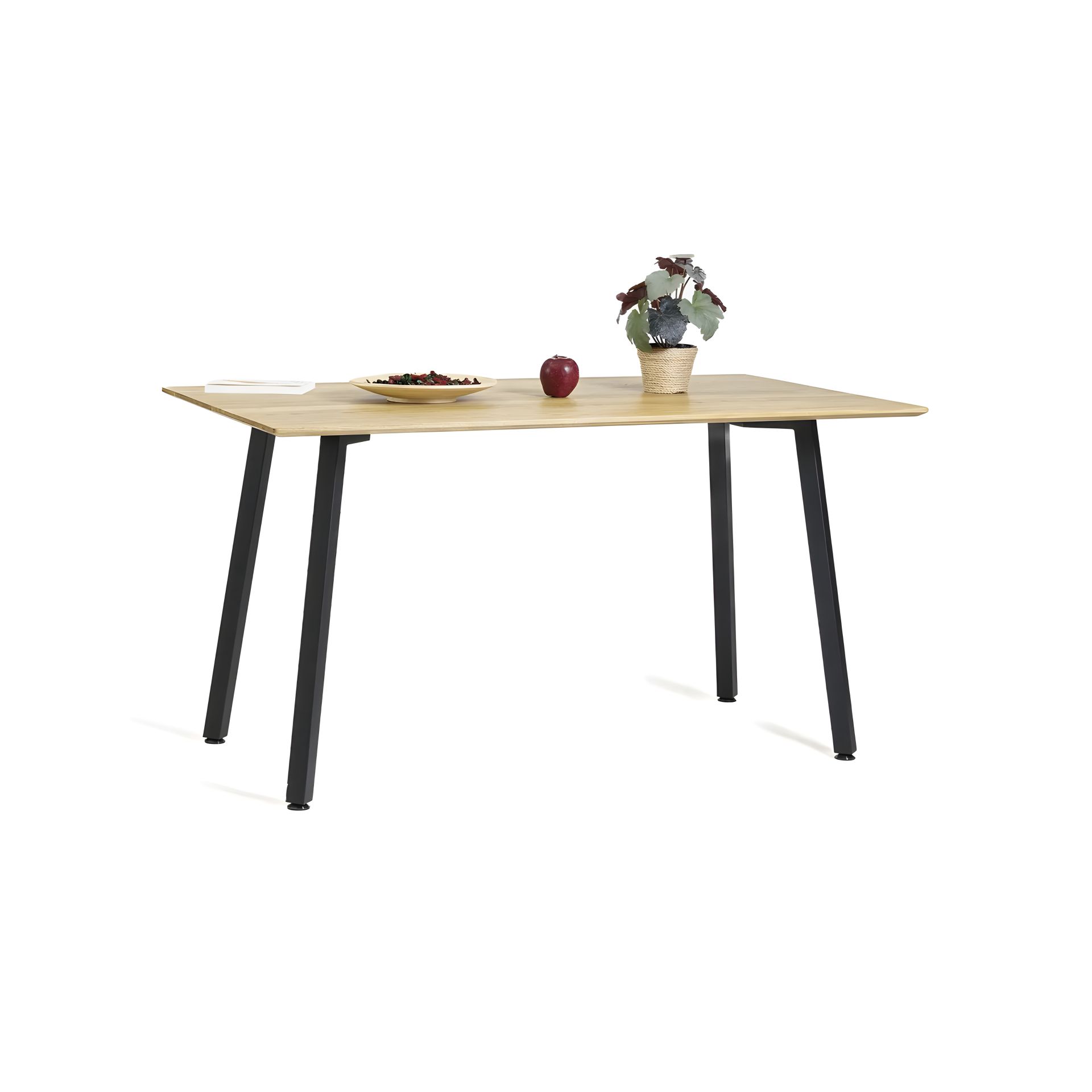 Стіл Horik 140 х 80 чорні ноги / дуб натуральний Стіл Horik 140 х 80 чорні ноги / дуб натуральний