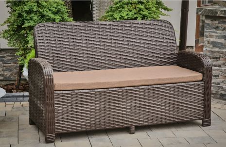 Диван зі штучного ротанга АМЕЛІЯ Мідл