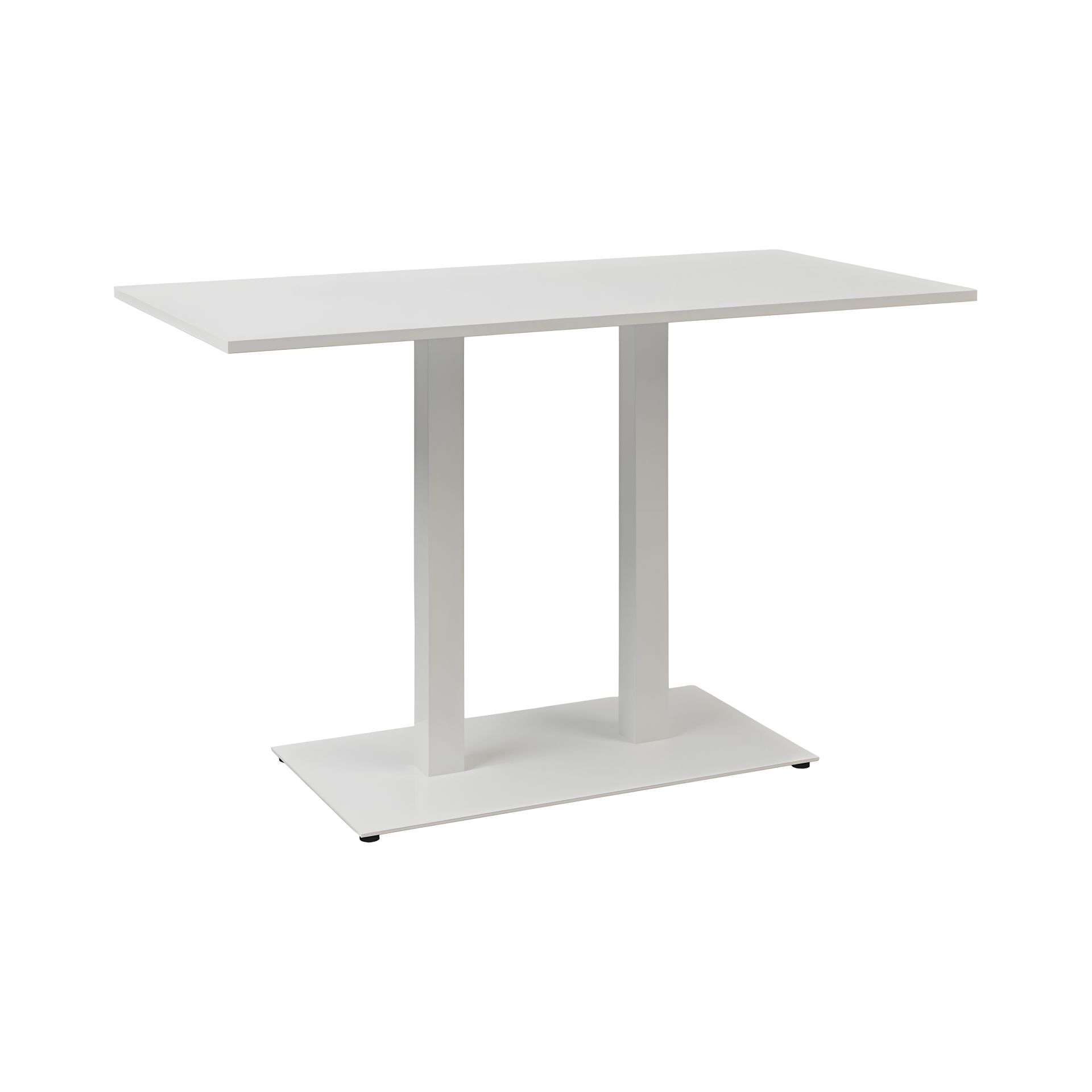 Стіл Double Tetra light білий метал/білий ДСП (текстура) Стіл Double Tetra light білий метал/білий ДСП (текстура)