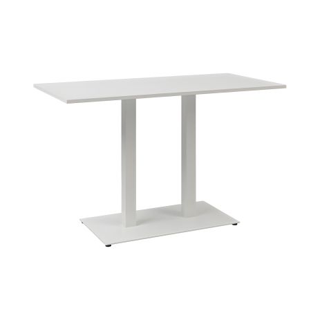 Стіл Double Tetra light білий метал/білий ДСП (текстура) Стіл Double Tetra light білий метал/білий ДСП (текстура)