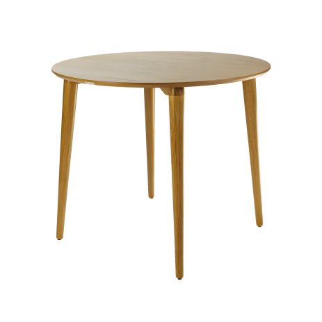 Натуральний стіл Dan d-90 (дуб)