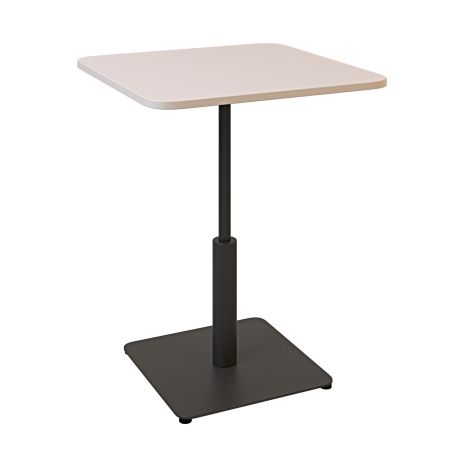Стіл Ibiza Soft light 60x60 чорний метал / кашемір ДСП