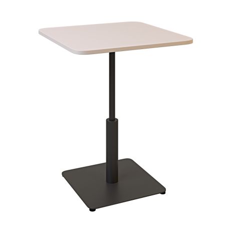 Стіл Ibiza Soft light 60x60 чорний метал / кашемір ДСП