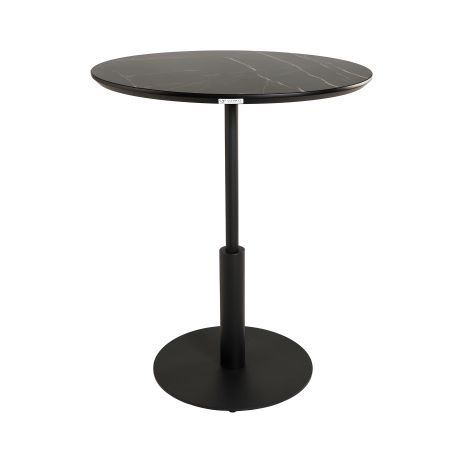 Круглый стол Ibiza HPL d-60 Egger F206 ST9 Камінь П'єтра Гріджія чорний Круглый стол Ibiza HPL d-60 Egger F206 ST9 Камінь П'єтра Гріджія чорний