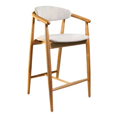 Напівбарний стілець Mamont Soft натуральний ясен / Magenta 13 Напівбарний стілець Mamont Soft натуральний ясен / Magenta 13