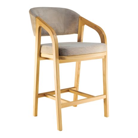 Напівбарне крісло Otis натуральний дуб