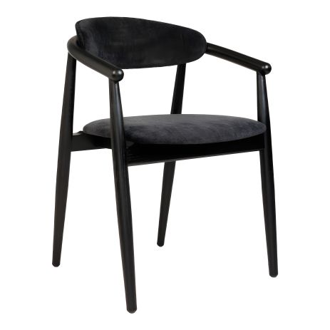 Стілець Mamont soft чорний / Magenta 15, зручний Стілець Mamont soft чорний / Magenta 15, зручний