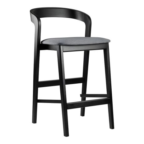 Напівбарний стілець Floki New чорний