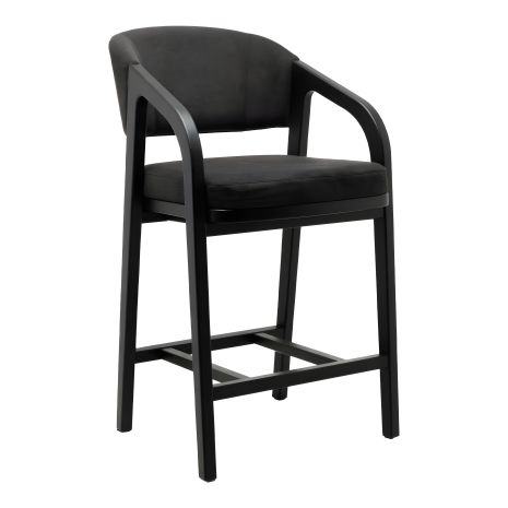 Барный стул Otis черного цвета Барный стул Otis черного цвета