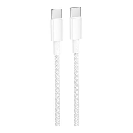 USB Borofone BX117 Type-C to Type-C 60W Белый