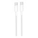 USB Borofone BX117 Type-C to Type-C 60W Белый