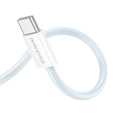 USB Borofone BX103 Original 60W Type-C to Type-C Голубой