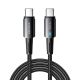 Кабель ESSAGER CG03 Type-C to Type-C 60W black