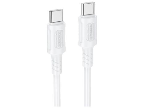 Кабель USB Borofone BX111, 60W, Type-C to Type-C, 1m, Білий Кабель USB Borofone BX111, 60W, Type-C to Type-C, 1m, Білий