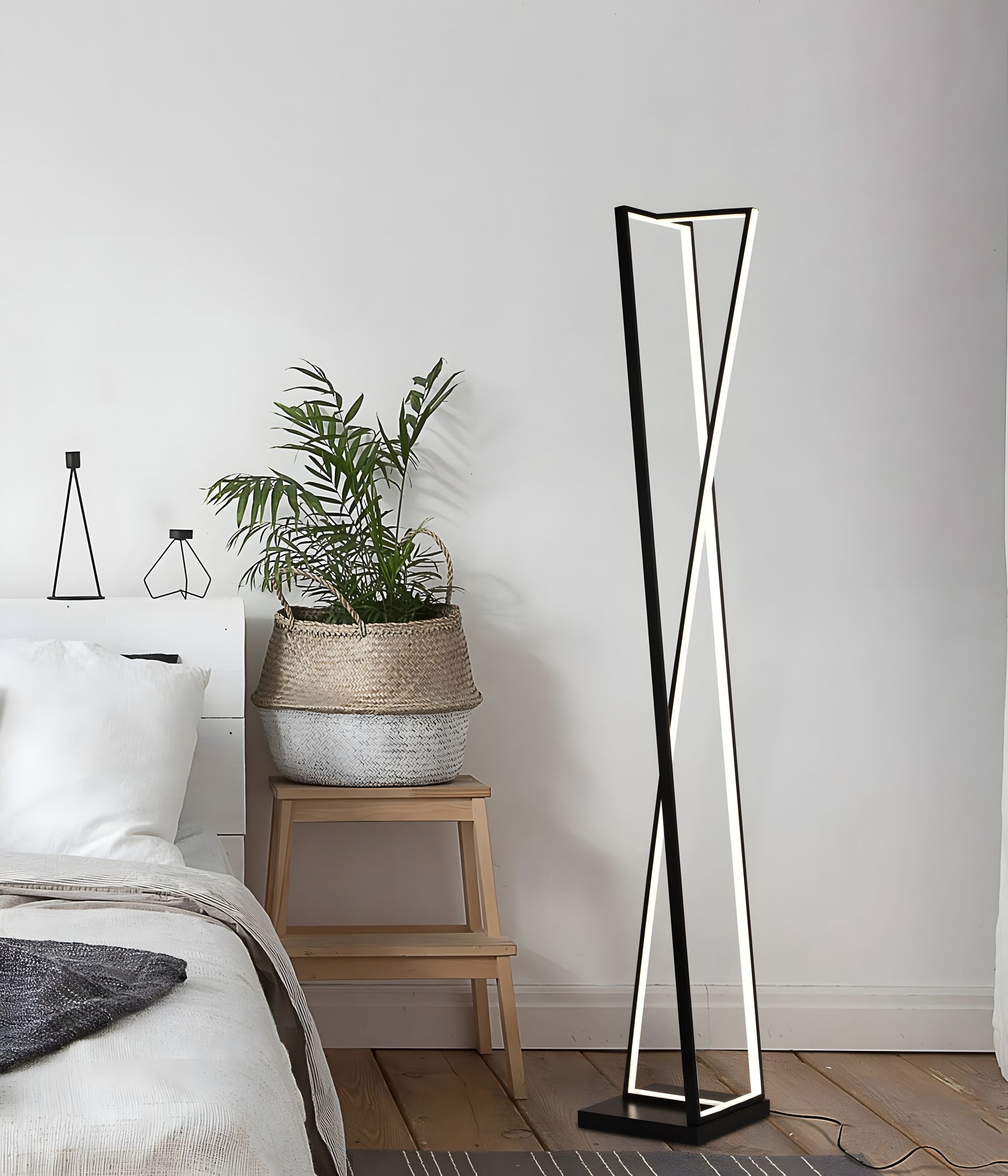 Світлодіодний торшер LDD1004/BK, Чорний Світлодіодний торшер LDD1004/BK, Чорний