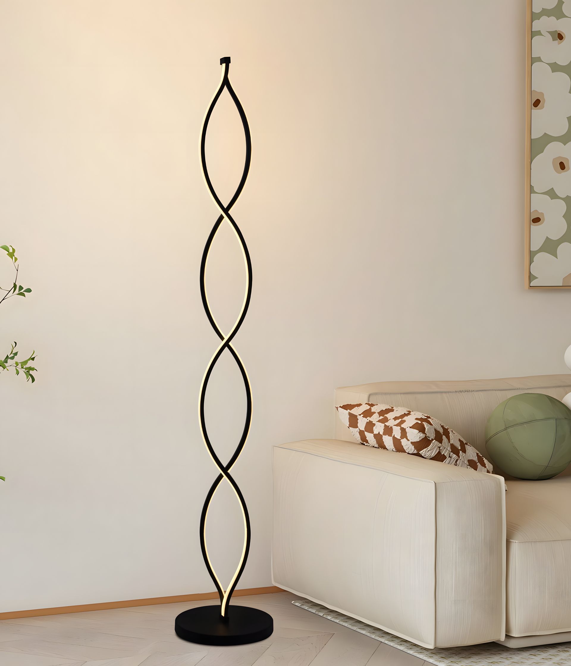 Светодиодный торшер LDD1009, Черный Светодиодный торшер LDD1009, Черный