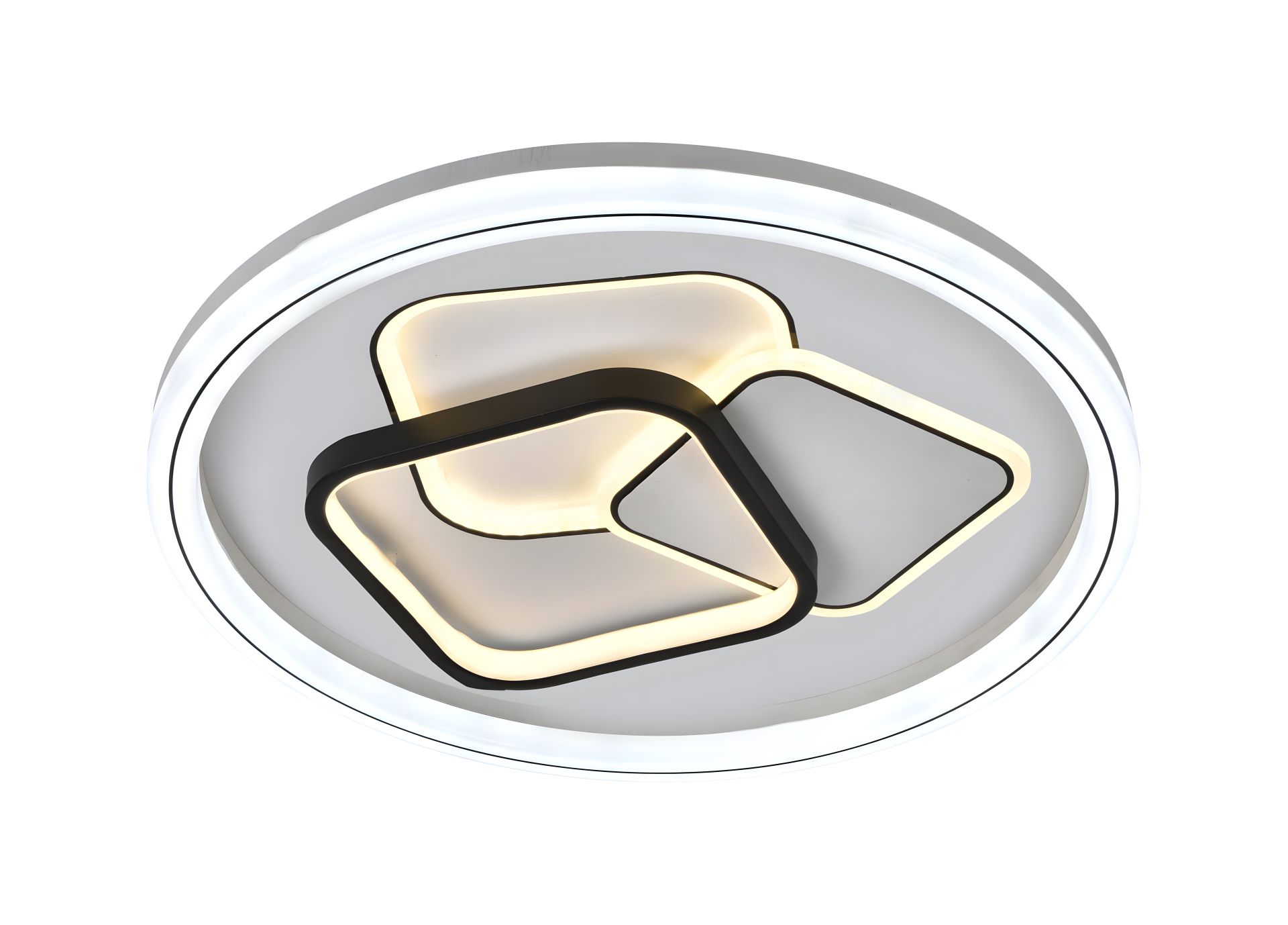 Люстра стельова 5010 (Білий+Чорний) Люстра стельова 5010 (Білий+Чорний)