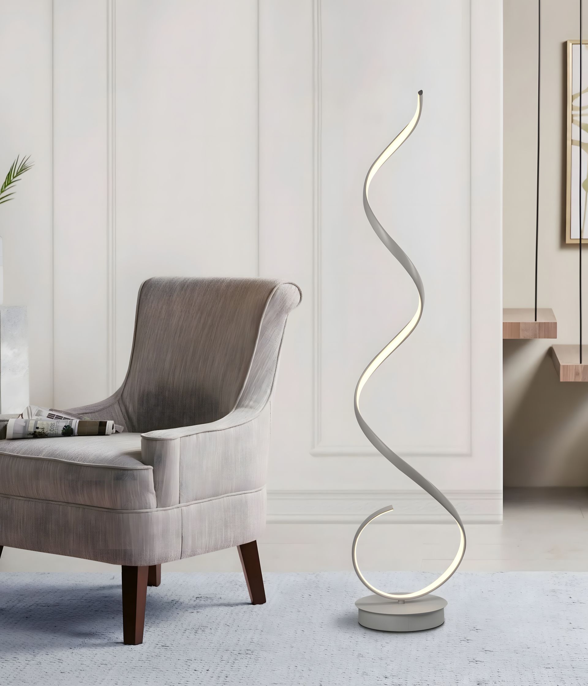 Білий світлодіодний торшер LDD1014 Білий світлодіодний торшер LDD1014