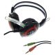 Дротові ігрові накладні навушники Jedel JD-868, Jack 3.5, 1.5m, black red