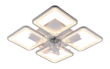 Стельовий світильник-вентилятор YZD5007-Fan (Білий)
