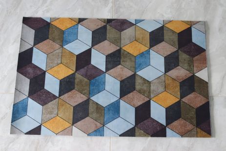 Килимок для дому кольоровий безворсовий ECO 50*80 см
