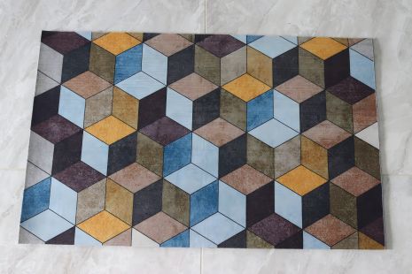 Килимок для дому кольоровий безворсовий ECO 50*80 см