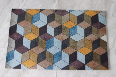 Килимок для дому безворсовий кольоровий ECO 50*80 см