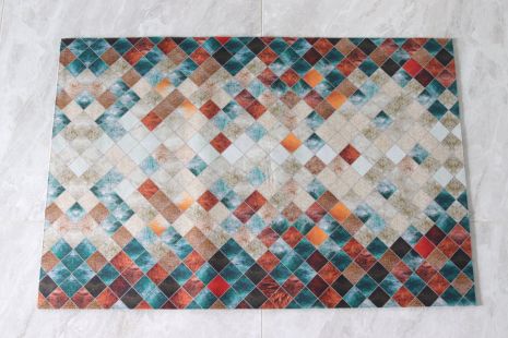 Килимок для дому безворсовий кольоровий ECO 60*90 см Килимок для дому безворсовий кольоровий ECO 60*90 см