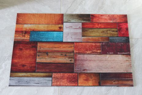 Килимок для дому безворсовий кольоровий ECO 40*60 см