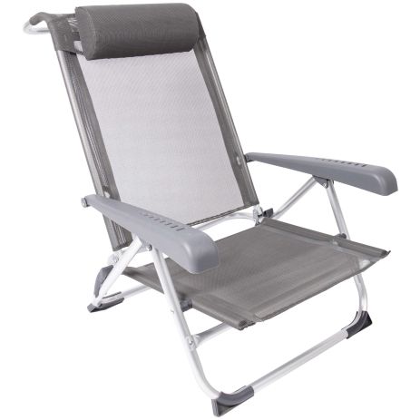 Крісло розкладне Bo-Camp Saint-Tropez Grey (1204796)