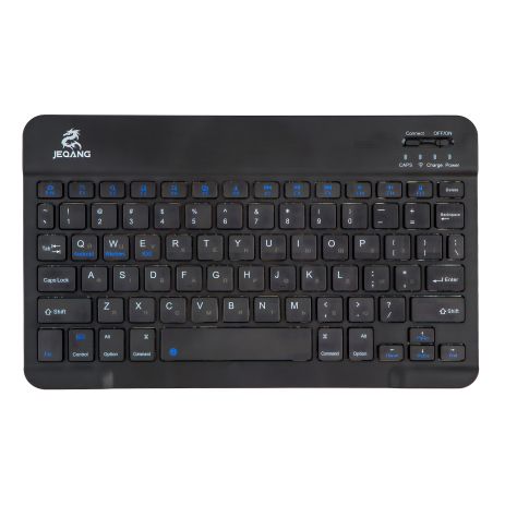Беспроводная клавиатура JEQANG JB-330 bluetooth зарядка Черный