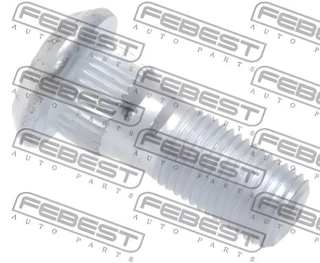 NISSAN PATROL кріплення колеса болт шпилька, FEBEST (0284003)