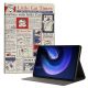 Чохол TPU Multiview Cover HardPrinted з малюнком для Xiaomi Redmi Pad 2 2025 Newspaper