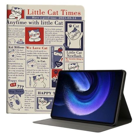 Чохол TPU Multiview Cover HardPrinted з малюнком для Xiaomi Redmi Pad 2 2025 Newspaper