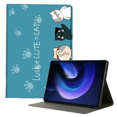Чохол TPU Multiview Cover HardPrinted з малюнком для Xiaomi Redmi Pad 2 2025 CuteCat