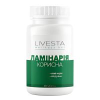 Диетическая добавка «Полезная Ламинария» LIVESTA, 60 таб