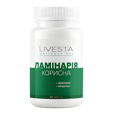 Ламінарія Корисна ДД Livesta, 60 таб