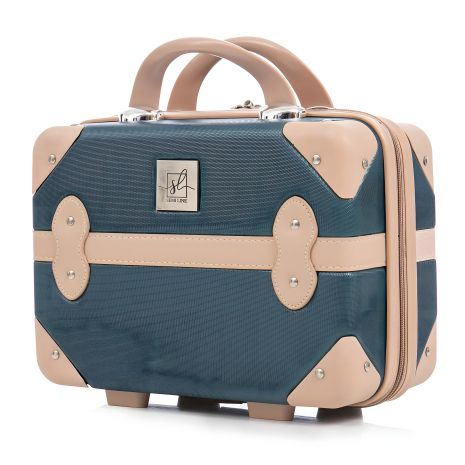 Бьюті-кейс Semi Line 10L Green-Navy (T5838-1) Бьюті-кейс Semi Line 10L Green-Navy (T5838-1)